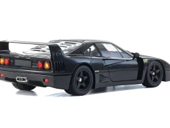 Ferrari F40 Black 1/18 Diecast Model Car by Kyosho