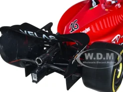 Ferrari F1-75 #16 Charles Leclerc Ferrari Racing Formula One F1 2022 Formula Racing Series 1/18 Diecast Model Car Bburago 16811CL