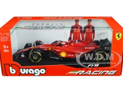 Ferrari F1-75 #16 Charles Leclerc Ferrari Racing Formula One F1 2022 Formula Racing Series 1/18 Diecast Model Car Bburago 16811CL