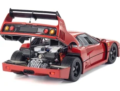 Ferrari F40 Light Weight LM Wing Red 1/18 Diecast Model Car by Kyosho
