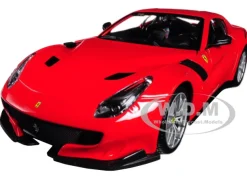 Ferrari F12 TDF Red 1/24 Diecast Model Car Bburago 26021