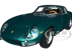 1966 Ferrari 275 GTB/C Verde Pino Green Metallic Limited Edition 1000 pieces Worldwide 1/18 Diecast Model Car CMC M-238