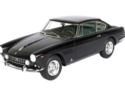 1961 Ferrari GTE 2 2 Serie I S N 2999GT Black with Green Interior with DISPLAY CASE Limited Edition to 68 Pieces Worldwide 1/18 Model Car BBR BBR1850B