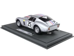 Ferrari 250 GTO #25 Elde Pierre Dumay 24 Hours of Le Mans 1963 with DISPLAY CASE Limited Edition to 90 pieces Worldwide 1/18 Model CarBBR BBR1857