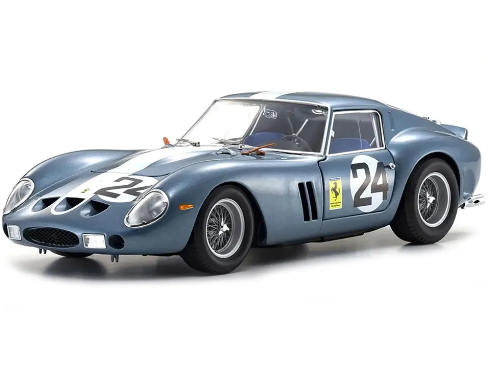 Ferrari 250 GTO #24 Phil Hill - Olivier Gendebien 2nd Place "Sebring 12 Hours" (1962) 1/18 Diecast Model Car by Kyosho