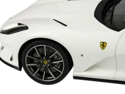 2019 Ferrari 812 GTS Convertible Avus White DISPLAY CASE Limited Edition 32 pieces Worldwide 1/18 Model Car BBR P18184E