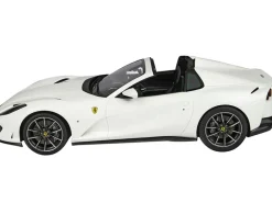 2019 Ferrari 812 GTS Convertible Avus White DISPLAY CASE Limited Edition 32 pieces Worldwide 1/18 Model Car BBR P18184E