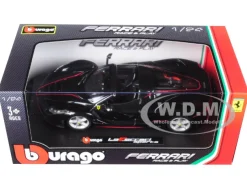 Ferrari LaFerrari F70 Aperta Black 1/24 Diecast Model Car Bburago 26022
