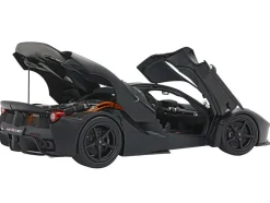 Ferrari LaFerrari Matt Black With Display Case Limited Edition to 78 pieces Worldwide 1/18 Diecast Model Car by BBR