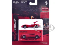 Ferrari Monza SP1 Red with Italian Flag Stripes