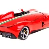 Ferrari Monza SP1 Red with Italian Flag Stripes Signature Series 1/18 Diecast Model Car Bburago 16909