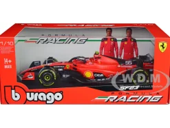 Ferrari SF 23 #55 Carlos Sainz Formula One F1 World Championship 2023 Formula Racing Series 1/18 Diecast Model Car Bburago 16812CS
