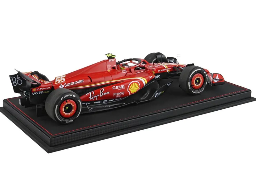 Ferrari SF-24 #55 Carlos Sainz Winner Formula One F1 "Australian GP" (2024) Limited Edition to 180 pieces Worldwide 1/18 Diecast Model Car by BBR