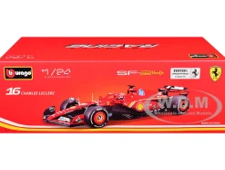 Ferrari SF-24 #16 Charles Leclerc Formula One F1 World Championship (2024) "Formula Racing" Series 1/24 Diecast Model Car by Bburago