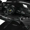 Ferrari SF90 Spider Assetto Fiorano Black Metallic with White Stripes Signature Series 1/18 Diecast Model Car Bburago 16910bk