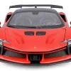 Ferrari SF90 XX Stradale Red with Black Top "Race + Play" Series 1/18 Diecast Model Car by Bburago