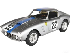 Ferrari 250 SWB #22 Elde Pierre Noblet 24 Hours of Le Mans 1960 with DISPLAY CASE Limited Edition to 96 pieces Worldwide 1/18 Model Car BBR BBR1861G