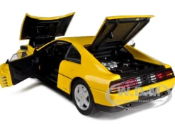 1989 Ferrari 348 TB Yellow Elite Edition 1/18 Diecast Car Model Hot Wheels V7437