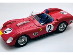 Ferrari 250 TR59-60 #2 Cliff Allison - Phil Hill - Willy Mairesse "Scuderia Ferrari" 3rd Place "1000 km Nurburgring" (1960) "Mythos Series" with Display Case Limited Edition to 40 pieces Worldwide 1/18 Model Car by Tecnomodel