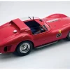 Ferrari 330 TRI-LM "Press Version 1962" Rosso Corsa Red "Mythos Series" with Display Case Limited Edition to 55 pieces Worldwide 1/18 Model Car by Tecnomodel