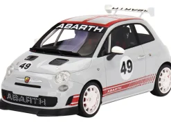 Fiat 500 Abarth Assetto Corse Presentation Gray 1/18 Model Car Top Speed TS0433