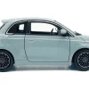 2023 Fiat 500e Light Blue 1/24 Diecast Model Car by Bburago