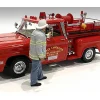 Firefighters Fire Captain Figure 1/24 Scale Models American Diorama 76418