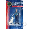 Firefighters Fire Dog Training Figures Trainer Dog 1/18 Scale Models American Diorama 76320