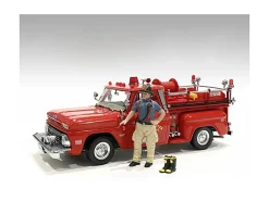 Firefighters Getting Ready Figure Boots Accessory 1/18 Scale Models American Diorama 76319