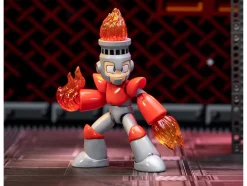 Fire Man 5 5 Moveable Figure with Accessories and Alternate Head and Hands Mega Man 1987 Video Game model Jada 34222