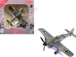 Focke-Wulf Fw 190A Aircraft "108-Victory Ace Hauptmann Hans 'Assi' Hahn, Gruppenkommandeur, III./JG 2 Richthofen, France" (1942) German Luftwaffe 1/72 Diecast Model Airplane by Legion