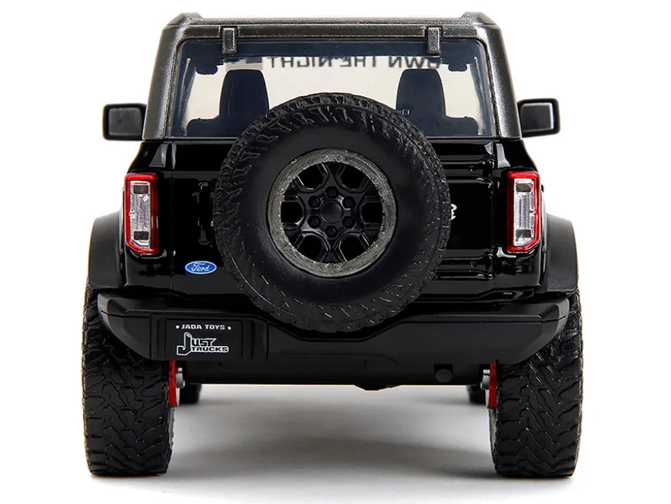2021 Ford Bronco Badlands Black "Rigid" with Extra Wheels "Just Trucks" Series 1/24 Diecast Model Car by Jada