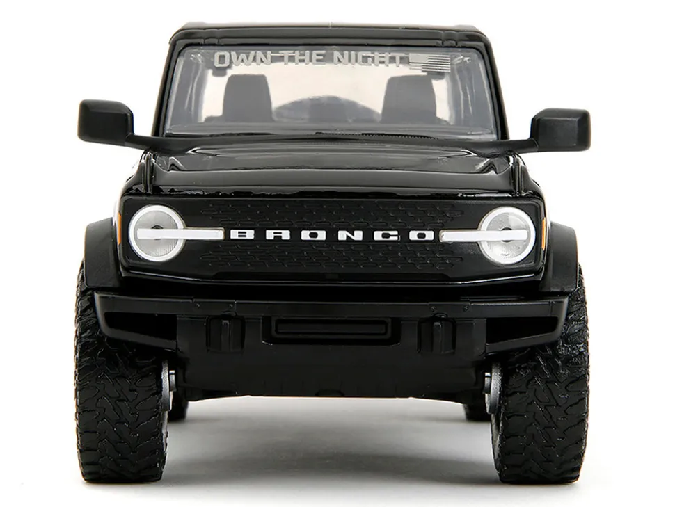 2021 Ford Bronco Badlands Black "Rigid" with Extra Wheels "Just Trucks" Series 1/24 Diecast Model Car by Jada