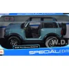 2021 Ford Bronco Badlands Blue Special Edition 1/18 Diecast Model Car Maisto 31457