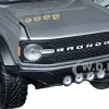 2021 Ford Bronco Gray Metallic KC HiLiTES Extra Wheels Just Trucks Series 1/24 Diecast Model Car Jada 33852