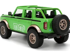 2021 Ford Bronco Green with Black Stripes and Green M&M's Diecast Figure