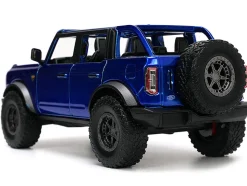 2021 Ford Bronco Open-Top Candy Blue Metallic with Extra Wheels 