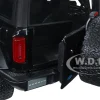 2021 Ford Bronco Wildtrak Black Metallic with Dark Gray Top Special Edition 1/18 Diecast Model Car Maisto 31456bk