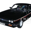 1982 Ford Capri Black Stripes 1/24 Diecast Model Car Bburago 21093