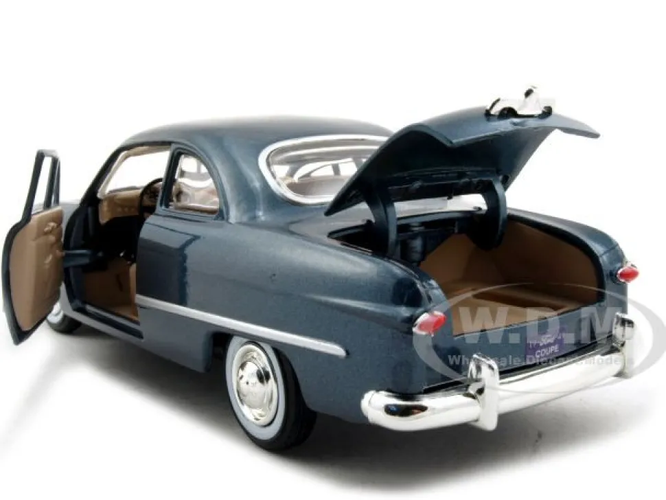 1949 Ford Coupe Blue 1/24 Diecast Model Car Motormax 73213