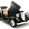 1934 Ford Coupe Convertible Black 1/24 Diecast Model Car Motormax 73218