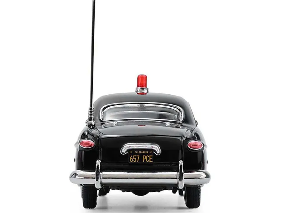 1949 Ford Custom Police Car "LAPD (Los Angeles Police Department)" Black and White 1/43 Diecast Model Car by Greenlight