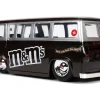 1965 Ford Econoline Bus Brown Metallic Silver Red M&M's Diecast Figurine Hollywood Rides Series 1/24 Diecast Model Car Jada 32027