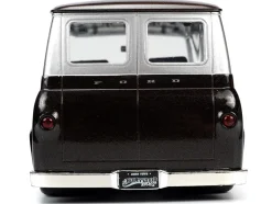 1965 Ford Econoline Bus Brown Metallic Silver Red M&M's Diecast Figurine Hollywood Rides Series 1/24 Diecast Model Car Jada 32027