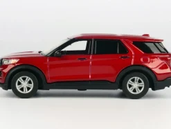 2023 Ford Explorer Red Metallic "Timeless Legends" Series 1/43 Diecast Model Car by Motormax