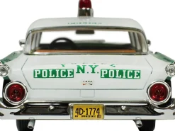 1959 Ford Fairlane Green with White Top New York Police Department Tactical Patrol Force Limited Edition 1/43 Model Car Goldvarg Collection GC-NYPD-007