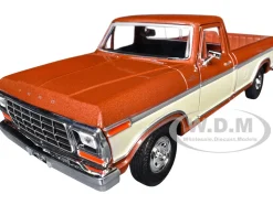 1979 Ford F-150 Custom Pickup Truck Brown Metallic and Cream 