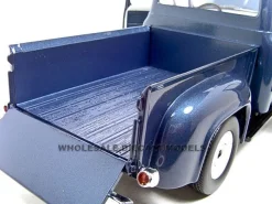 1953 Ford F-100 Pickup Dark Blue 1/18 Diecast Model Car Road Signature 92148