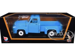 1953 Ford F-100 Pickup Light Blue 1/18 Diecast Car Road Signature 92148