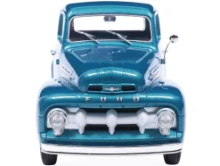 1952 Ford F1 Pickup Truck Blue Metallic 1/24 Diecast Model by IXO Models